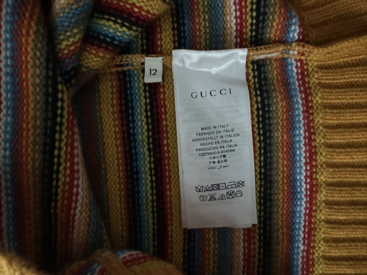 Gucci Striped Cashmere Gucci sweater Size S / US 4 / IT 40 - 4 Thumbnail
