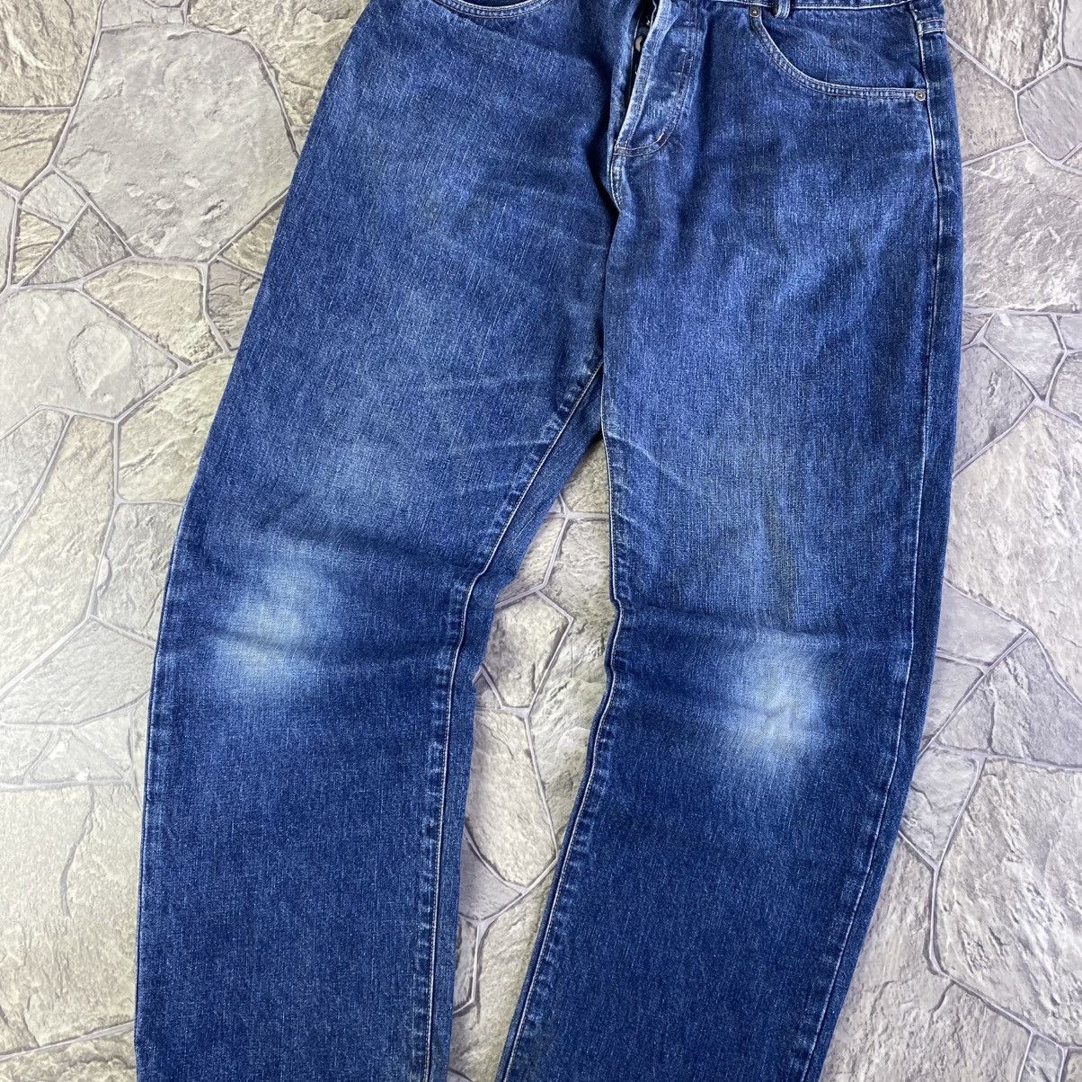 Yves Saint Laurent Vintage Yves Saint Laurent Jeans YSL Denim Jeans Big Logo Size US 36 / EU 52 - 8 Thumbnail
