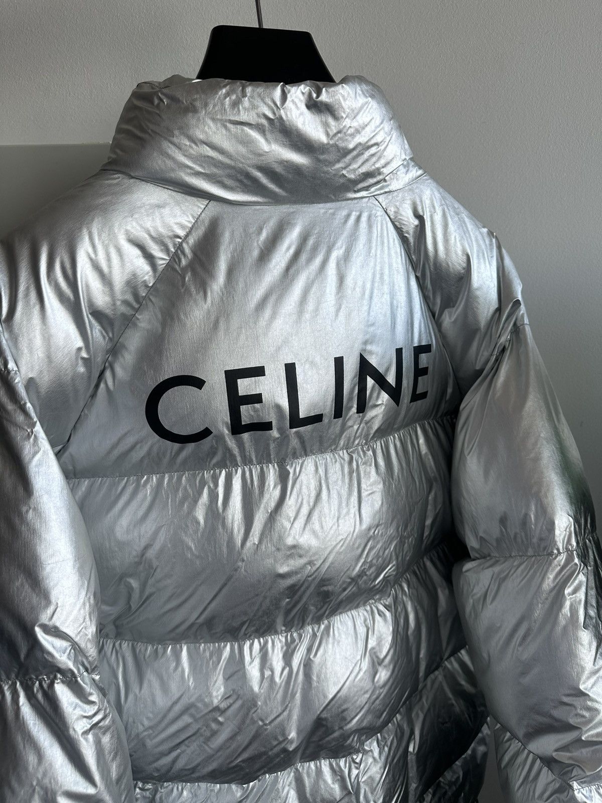 Celine × Hedi Slimane $4,500 Runway Celine Hedi Slimane Coat Goose Down Size US XXL / EU 58 / 5 - 16 Thumbnail