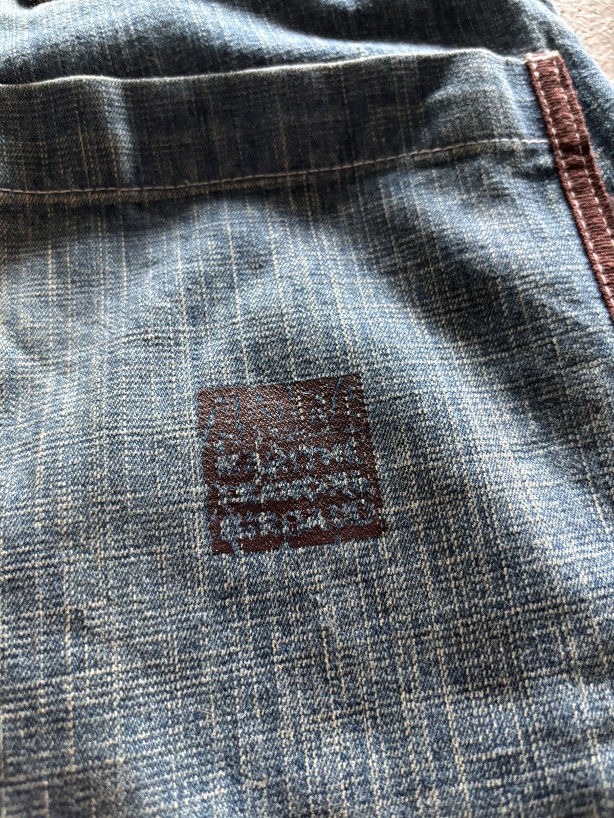 Marithe + Francois Girbaud RARE MFG marithe francois girbaud BAGGY STRAP WIDE LEG JEANS Size US 35 - 23 Thumbnail