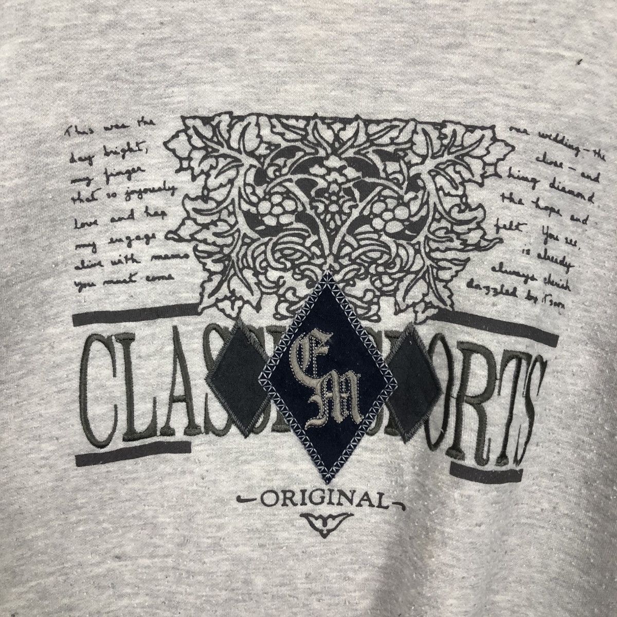 Japanese Brand 📌D's British Vintage Sweatshirt Big Logo Punk Theme Style Size US M / EU 48-50 / 2 - 14 Thumbnail
