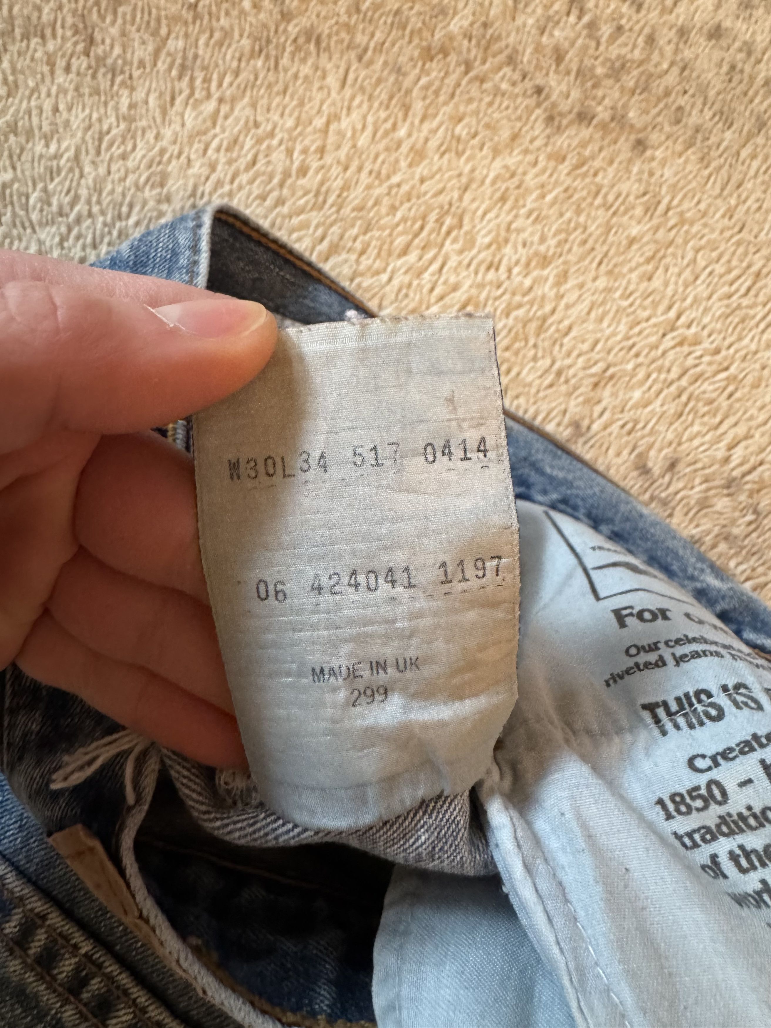 Levi's Levis 517 Vintage 90s Custom Cut Denim Shorts Size 30" / US 8 / IT 44 - 4 Thumbnail