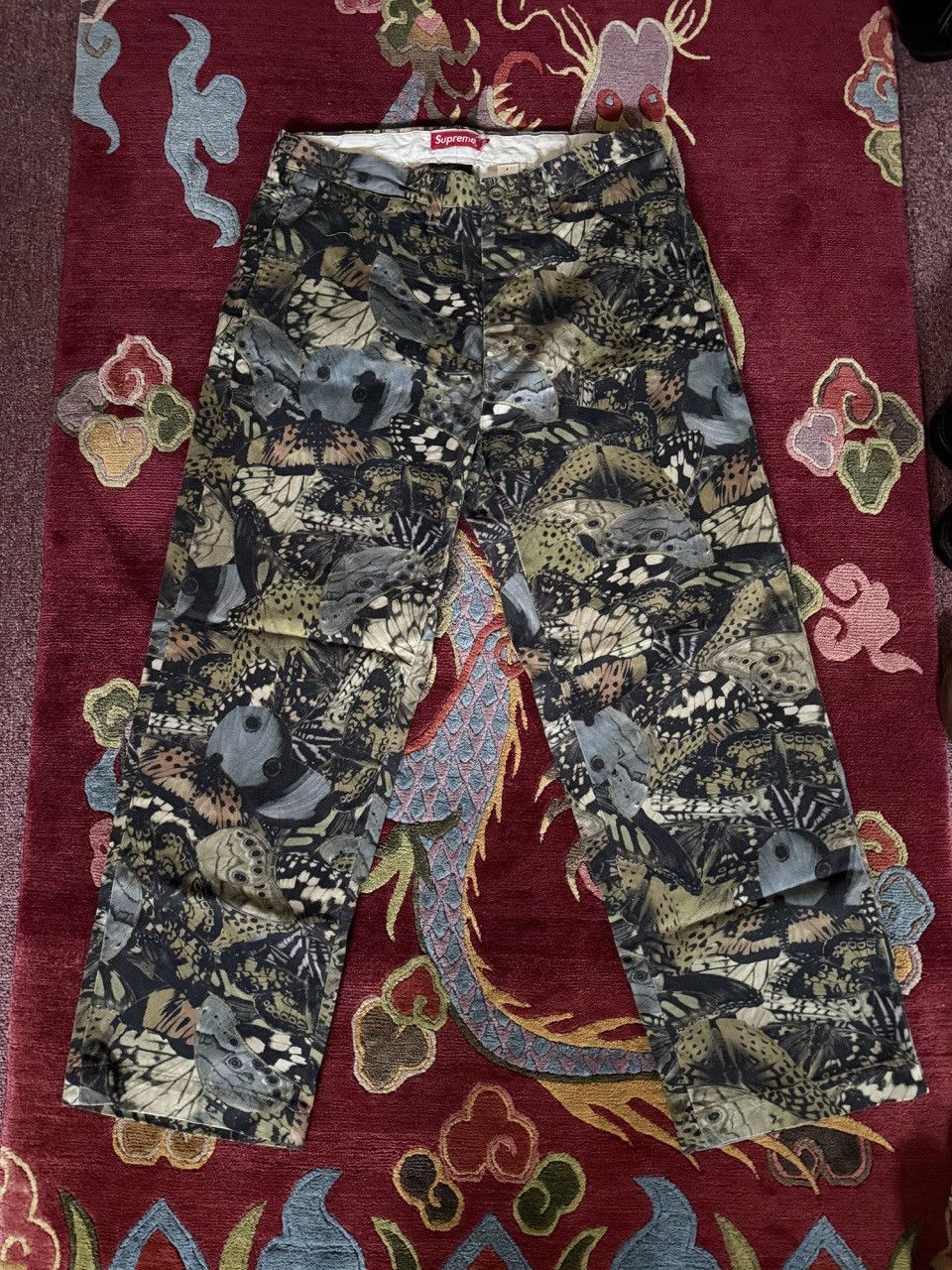 Supreme supreme chinos butterfly camo Size US 32 / EU 48 - 1 Thumbnail
