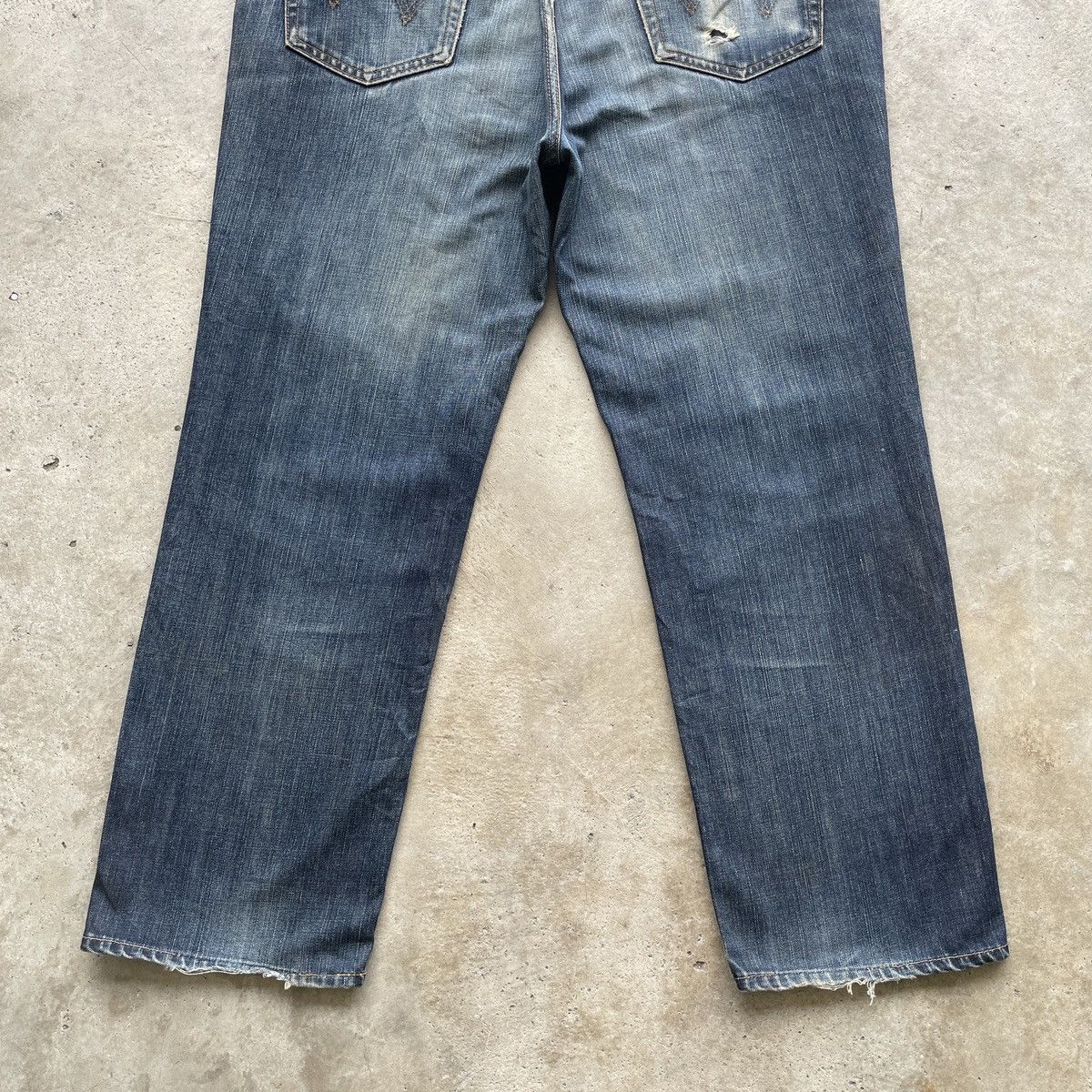 Edwin W38💥 Vintage Edwin Rusty Jeans Faded Denim Distressed Pants Size US 38 / EU 54 - 10 Thumbnail