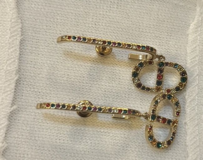 Dior Dior 30 MONTAIGNE EARRINGS Gold-Finish Metal Size ONE SIZE - 6 Thumbnail