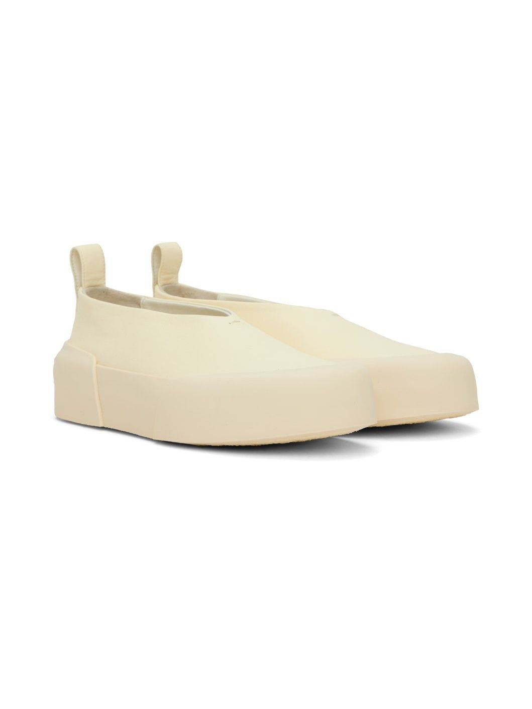 Jil Sander o1y1025 Low-Top Sneakers in Ivory Size US 8 / IT 38 - 3 Thumbnail