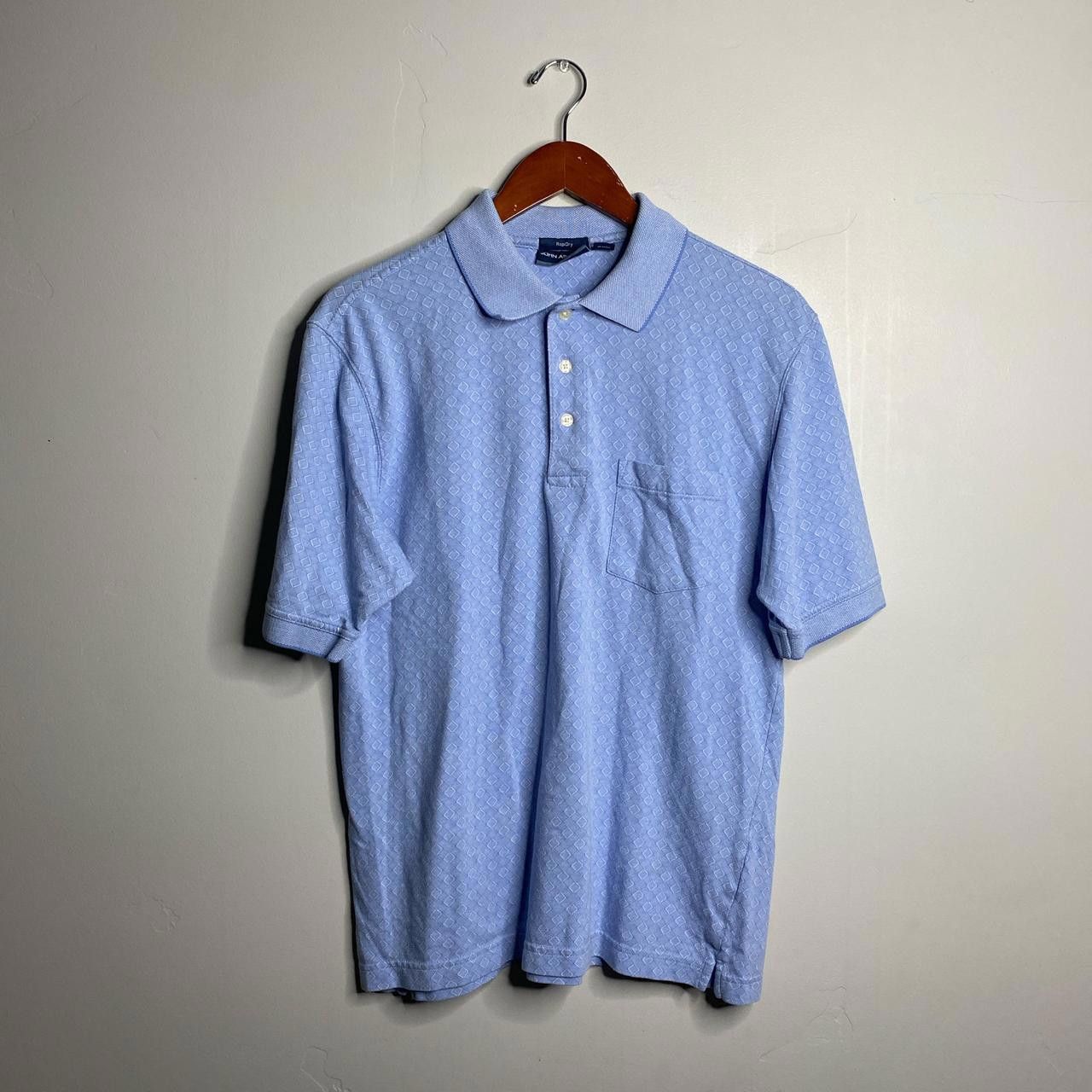 Vintage Vintage Blue Polo Shirt Size Medium Size US M / EU 48-50 / 2 - 1 Thumbnail