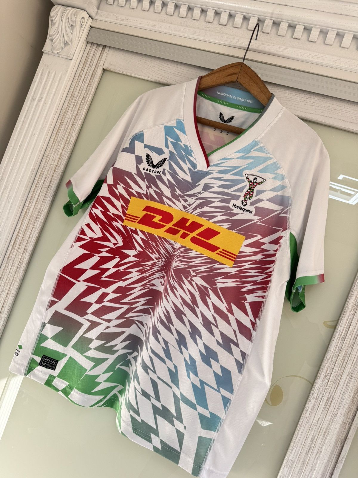 Castore Harlequins 2024-2025 Away Rugby Jersey Kit Shirt Size US XXL / EU 58 / 5 - 3 Thumbnail