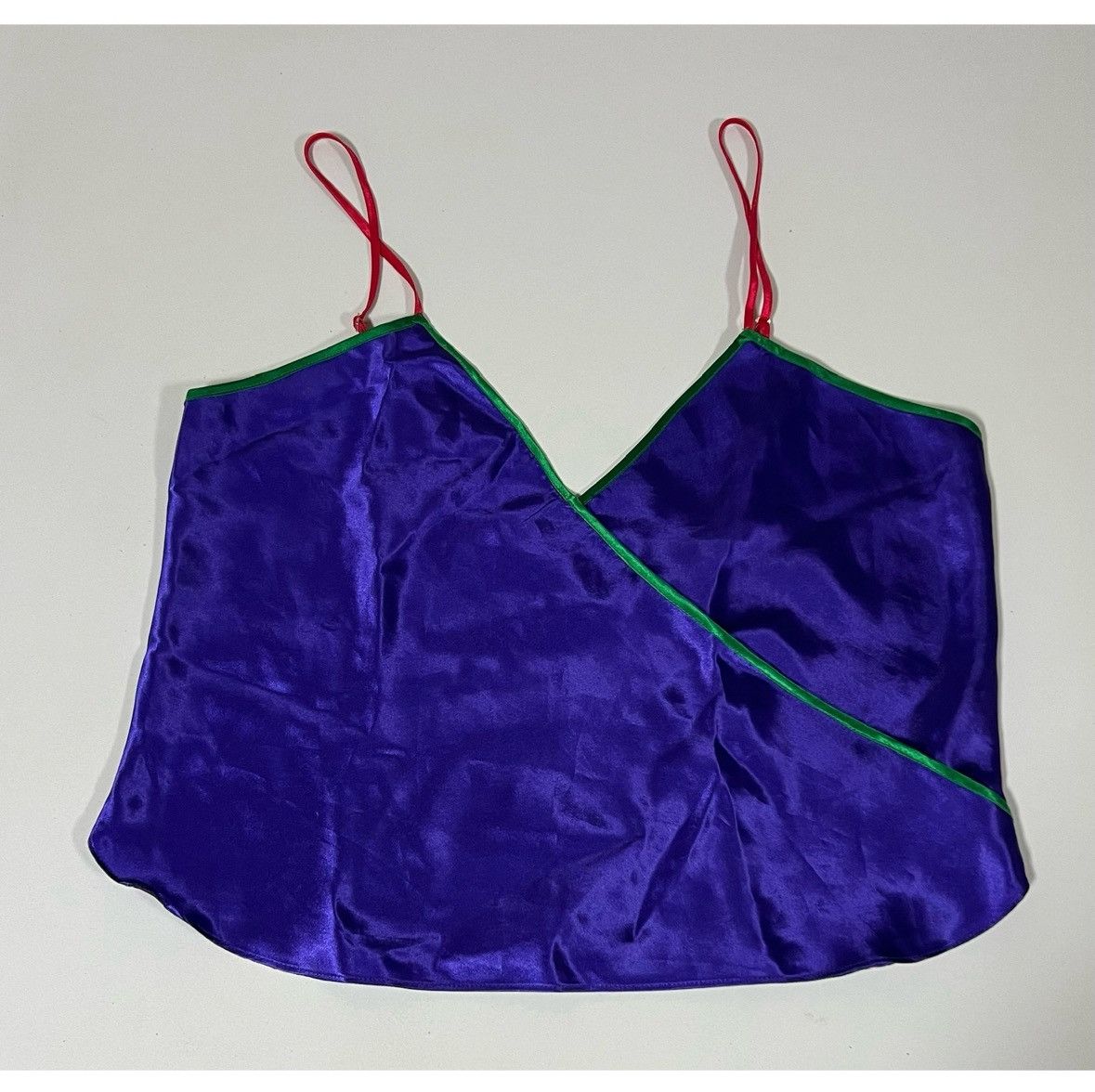 Victoria's Secret Purple Silk Vintage Gold Label Shirt Top Lingerie Size S 💜✨ Size S / US 4 / IT 40 - 1 Thumbnail