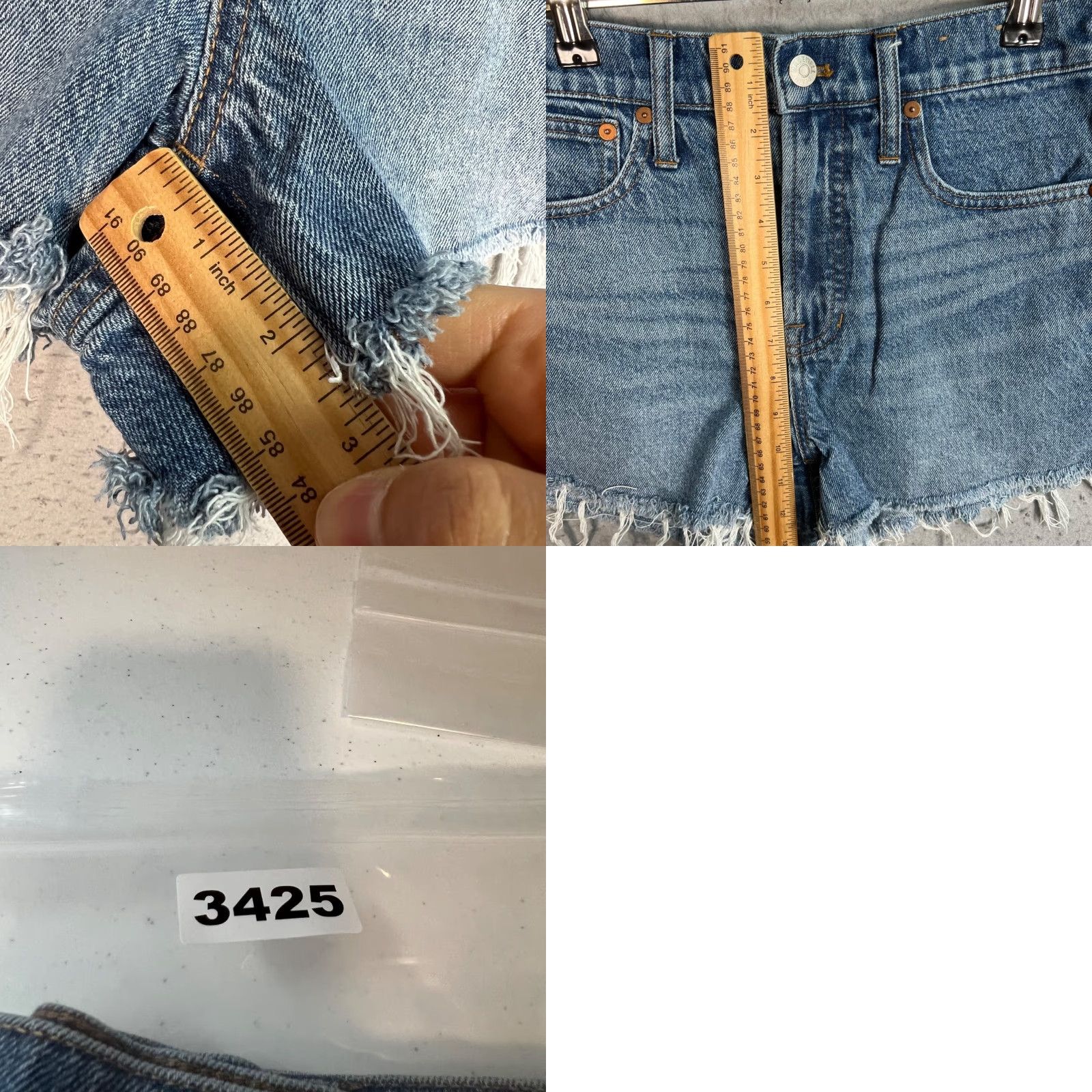 Madewell Madewell Womens Size 26 High-Rise Denim Cutoff Shorts Frayed Hem Blue Size 26" / US 2 / IT 38 - 8 Thumbnail