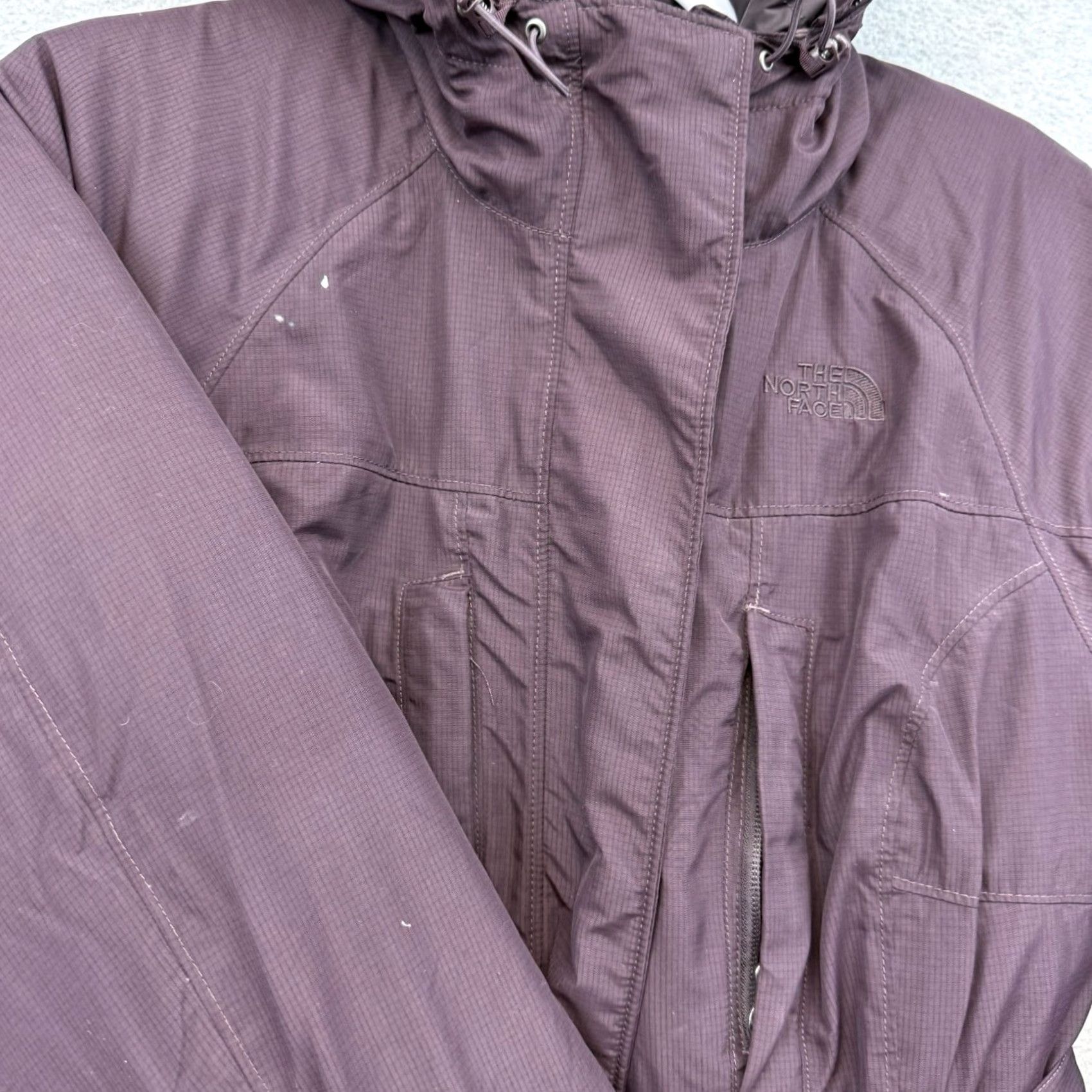 The North Face VINTAGE The North Face Jacket Womens M Plum Purple Puffer Down Hood Coat Lady Size M / US 6-8 / IT 42-44 - 5 Thumbnail