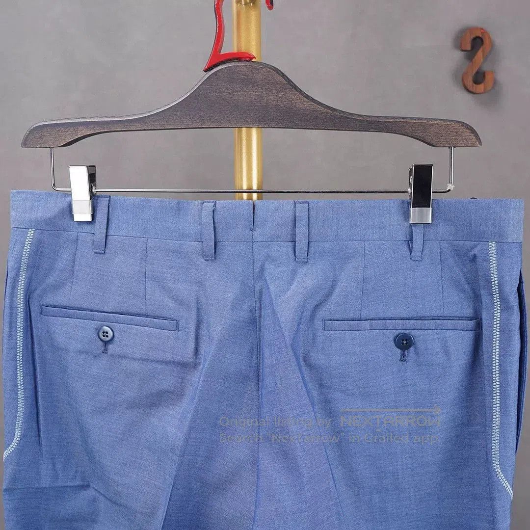 Zilli Zilli Lightweight Casual Trousers Size 54. Size US 36 / EU 52 - 4 Thumbnail