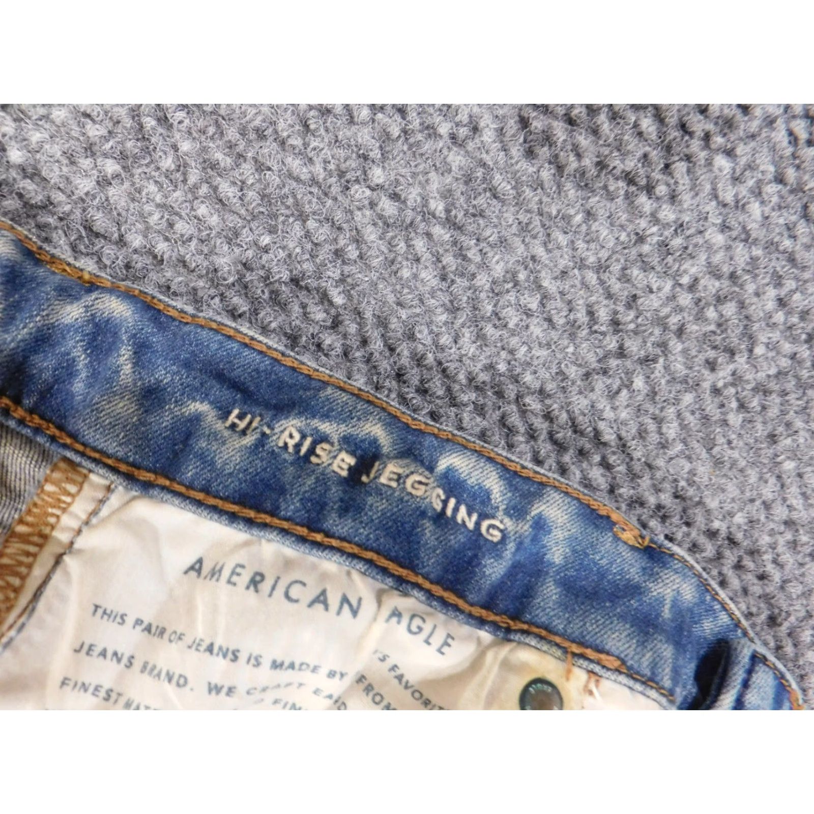 American Eagle Outfitters American Eagle Outfitters Jegging Jeans Womens Size 10 Black Stretch Denim High Rise 30 Inseam Size 30" / US 8 / IT 44 - 5 Thumbnail
