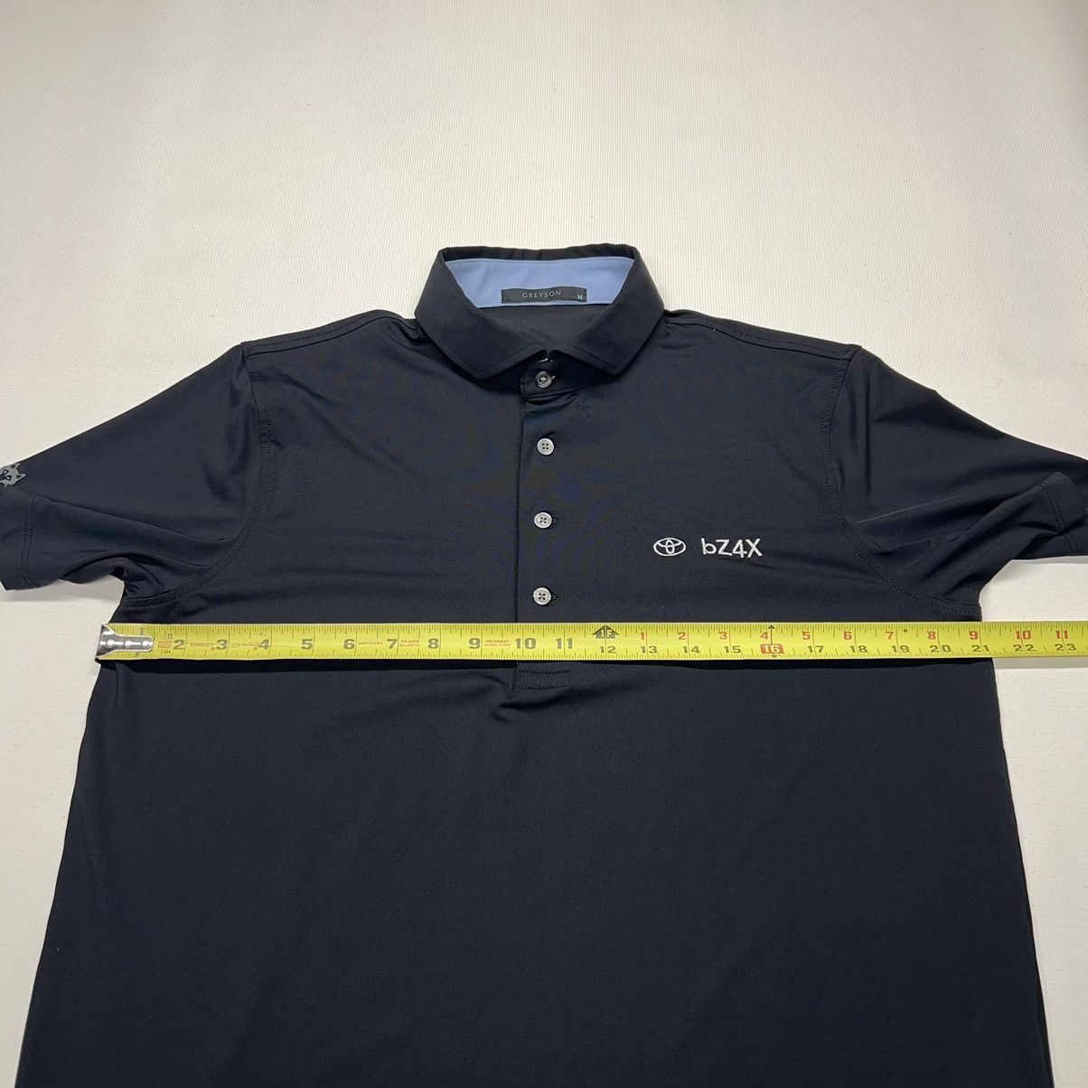Japanese Brand Greyson Polo Shirt Black Golf Toyota BZ4X Logo Auto Car Size US M / EU 48-50 / 2 - 12 Thumbnail