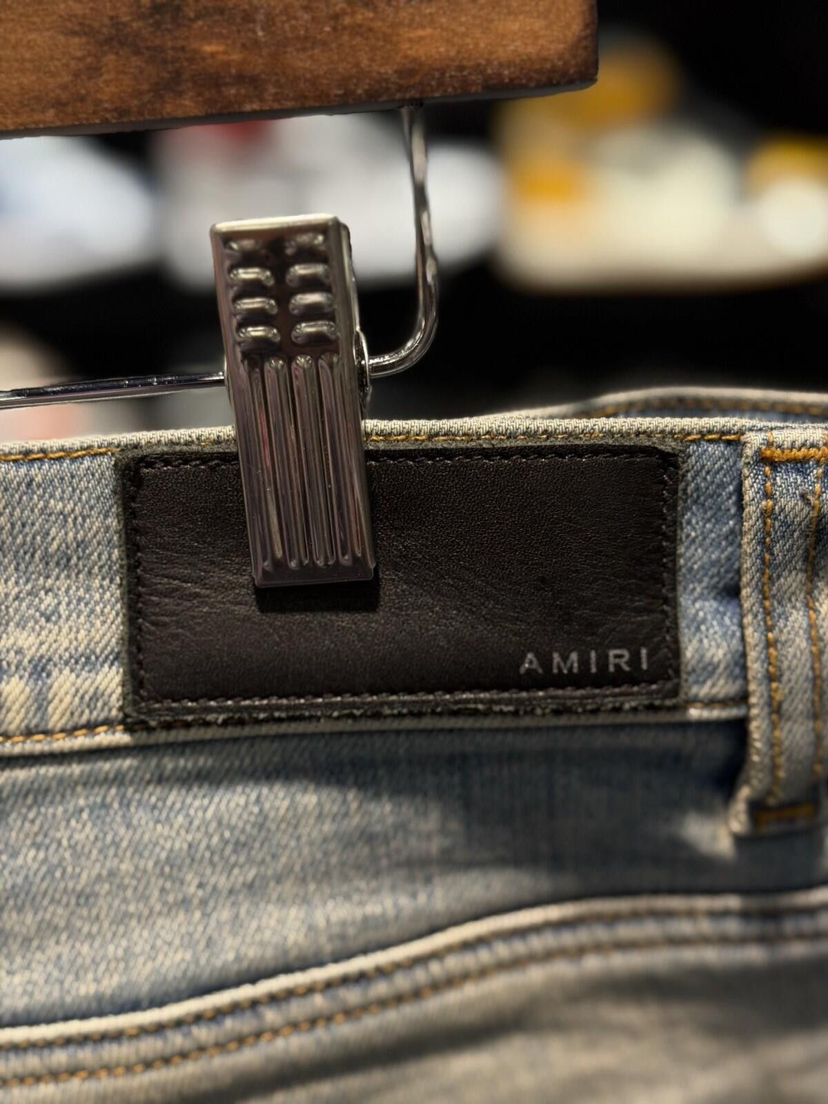 Amiri Size 33 - Amiri Blue Pants Leg Embroidery Jeans Size US 33 - 11 Thumbnail