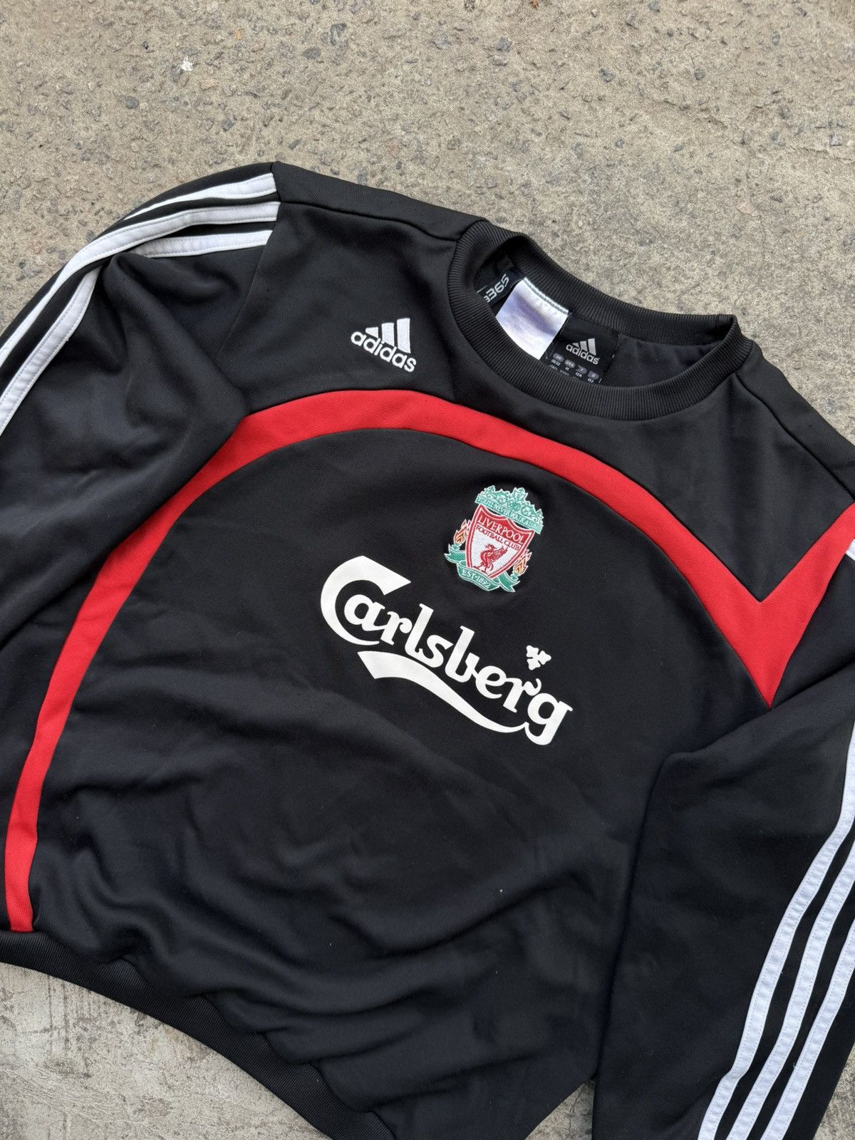 Adidas Vintage Y2K Adidas Liverpool Blokecore Soccer Sweatshirt Size US XXS / EU 40 - 2 Thumbnail