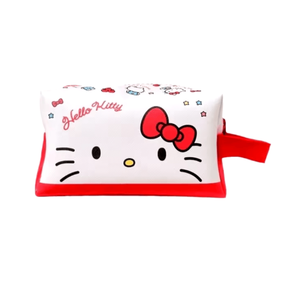 Japanese Brand HELLO KITTY Oxford Waterproof Cosmetic Bag NEW Size ONE SIZE - 10 Thumbnail