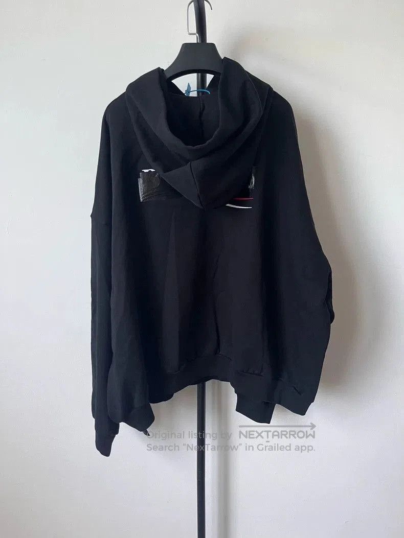 Balenciaga Balenciaga Coke Tape Hooded Sweatshirt. Size US M / EU 48-50 / 2 - 2 Thumbnail