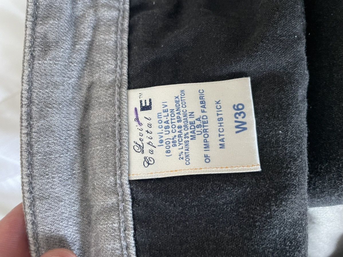 Levi's Made & Crafted Capital E Matchstick Slim Straight jeans Size US 36 / EU 52 - 11 Thumbnail