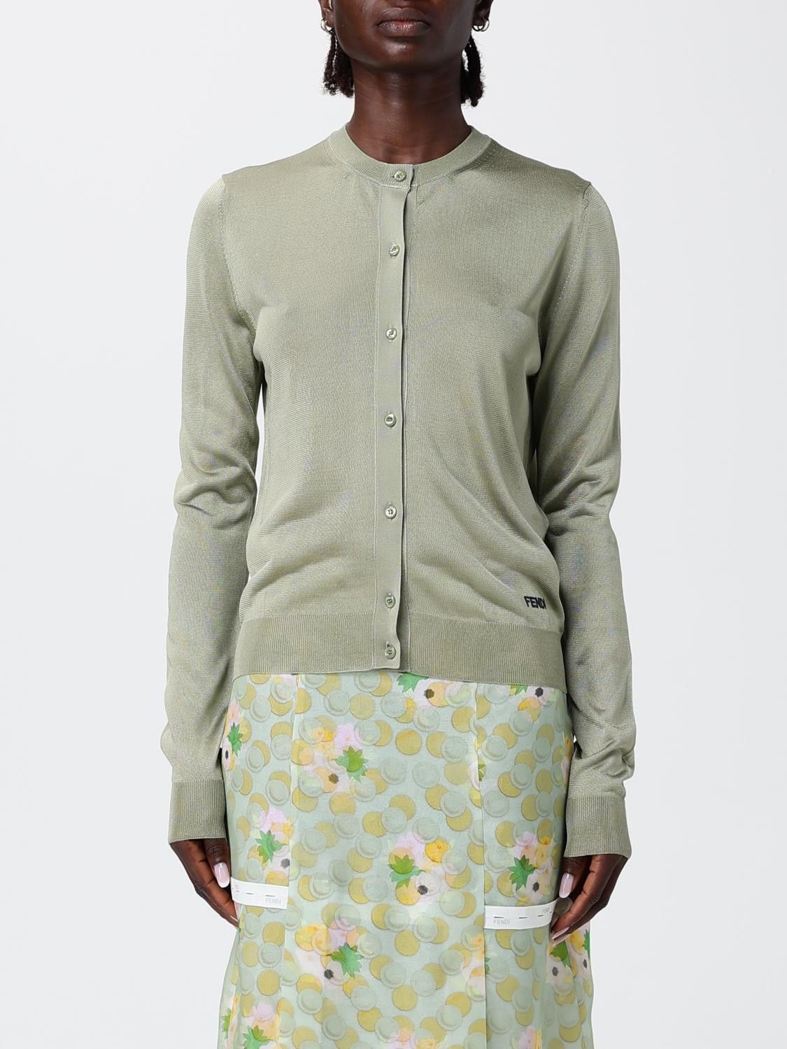 Fendi Fendi Sweater Woman Green Size M / US 6-8 / IT 42-44 - 1 Thumbnail