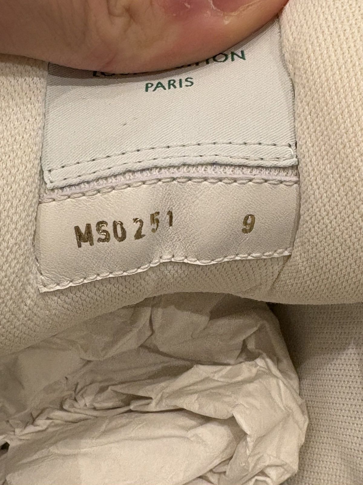 Louis Vuitton Louis Vuitton traîner virgil abloh blanche verte taille 9 US Size US 9 / EU 42 - 10 Thumbnail