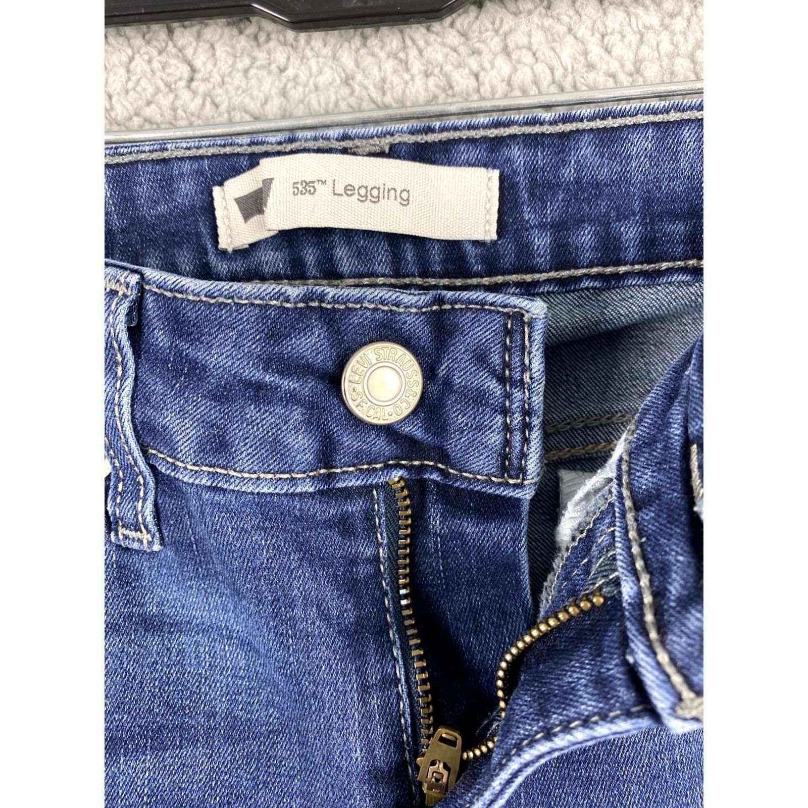 Zara Levi’s Zara Jeans Skinny Ankle Jeans Women Size 2 Mid Rise Dark Wash Denim Black Blue/ 31-28 Slim Stretch Pocket 5-Pocket Modern Classic Womens Noël Size 26" / US 2 / IT 38 - 3 Thumbnail