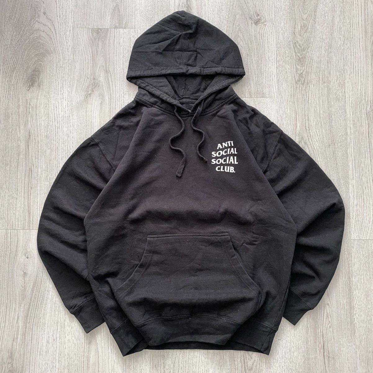Anti Social Social Club Japanese Brand Streetwear Anti Social Social Club Kkoch Black Logo Hoodie XL ASSC Grailed
