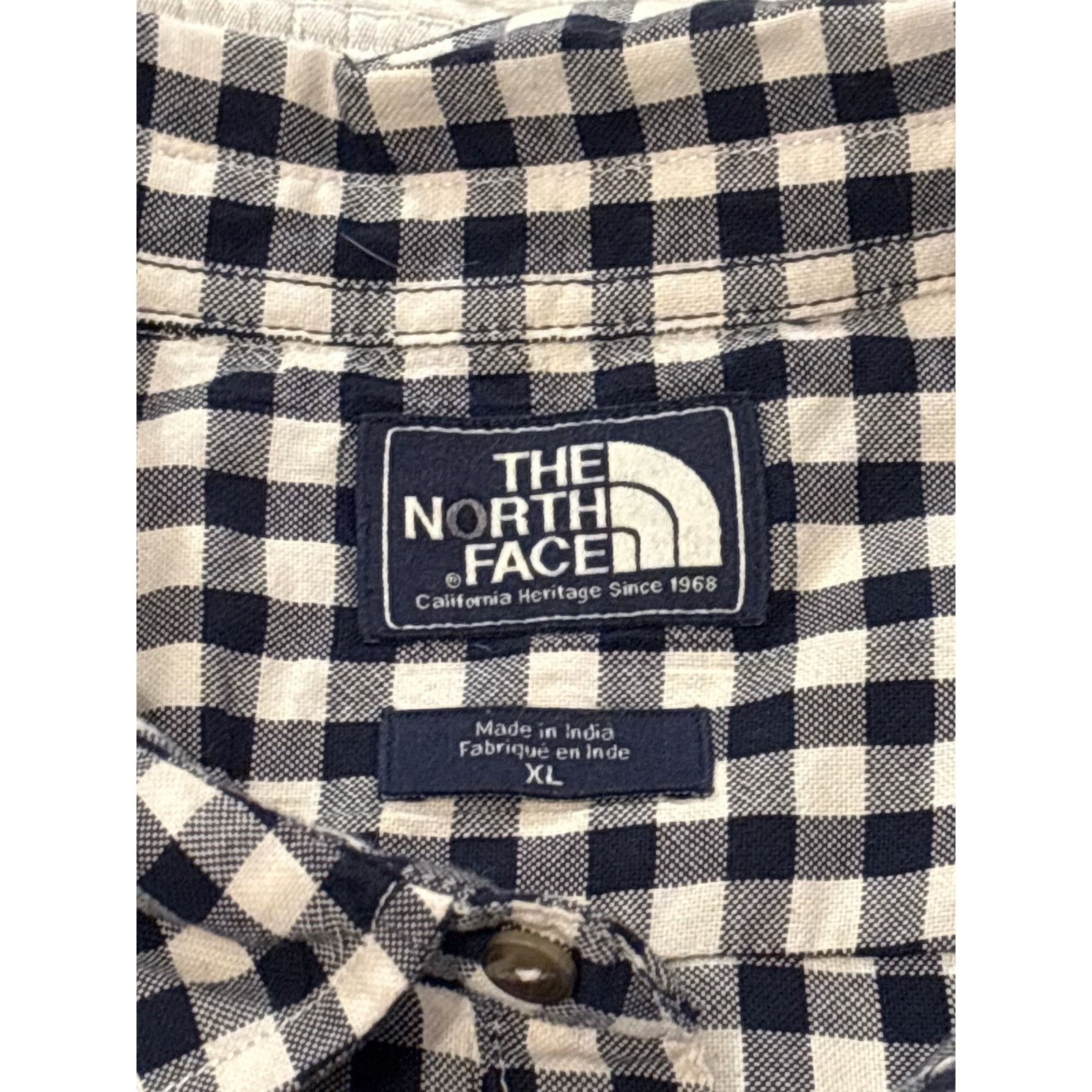 The North Face North Face Plaid Short Sleeve Size US XL / EU 56 / 4 - 2 Thumbnail