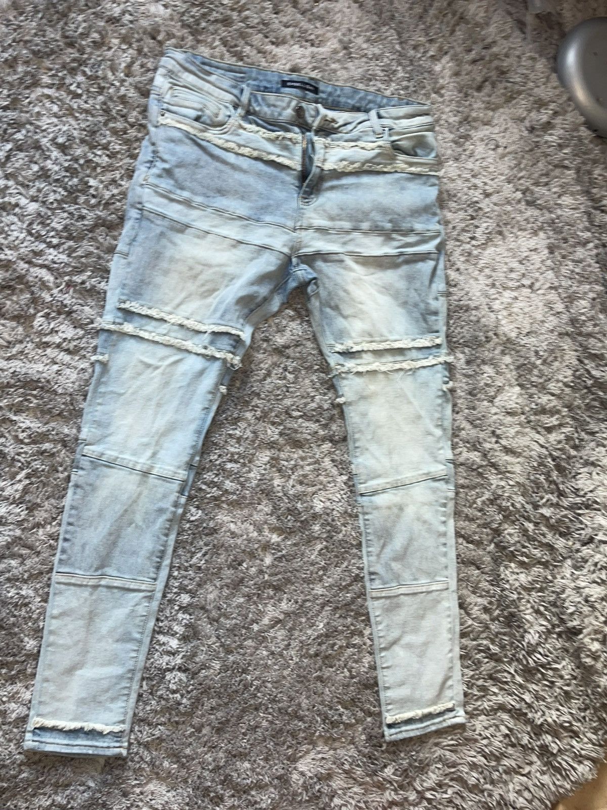 Embellish Blue washed faded EMBELISH JEANS Size US 36 / EU 52 - 5 Thumbnail