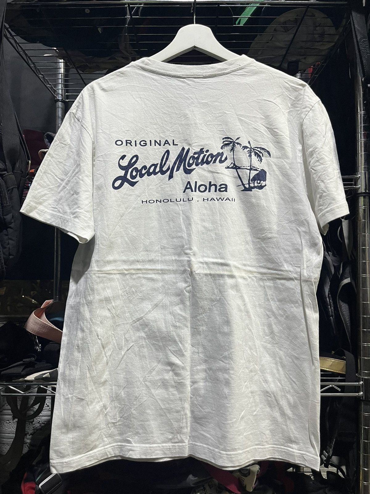 Vintage Local Motion Japan Surfboard Branded Tee Size US L / EU 52-54 / 3 - 1 Thumbnail