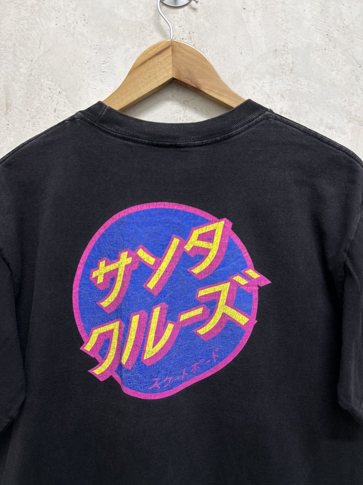 Santa Cruz Skateboards 2000s Santa Cruz Japanese Font Logo Tee Size US M / EU 48-50 / 2 - 2 Thumbnail