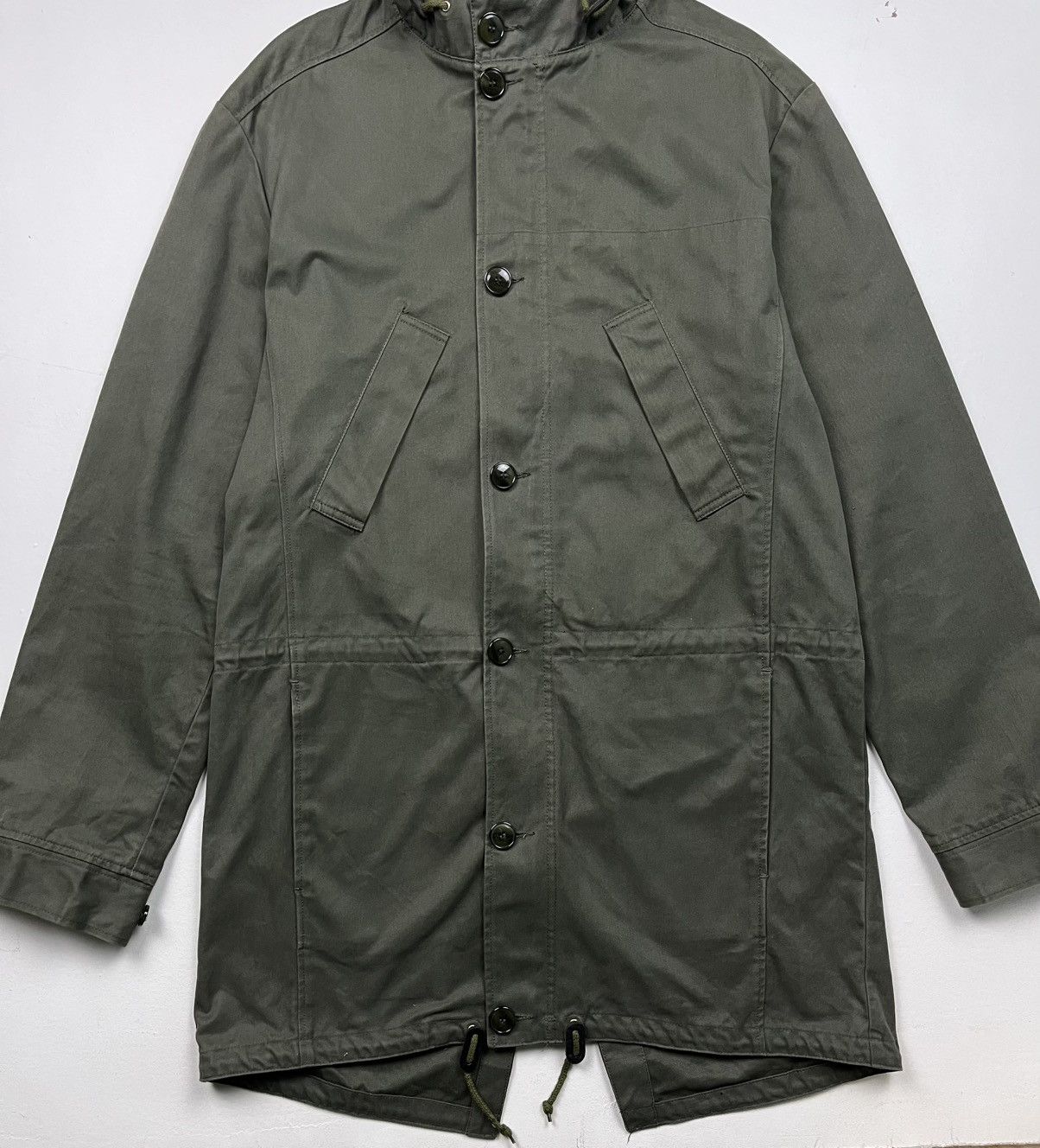 A.P.C. Vintage Fishtail Parka – Olive Green