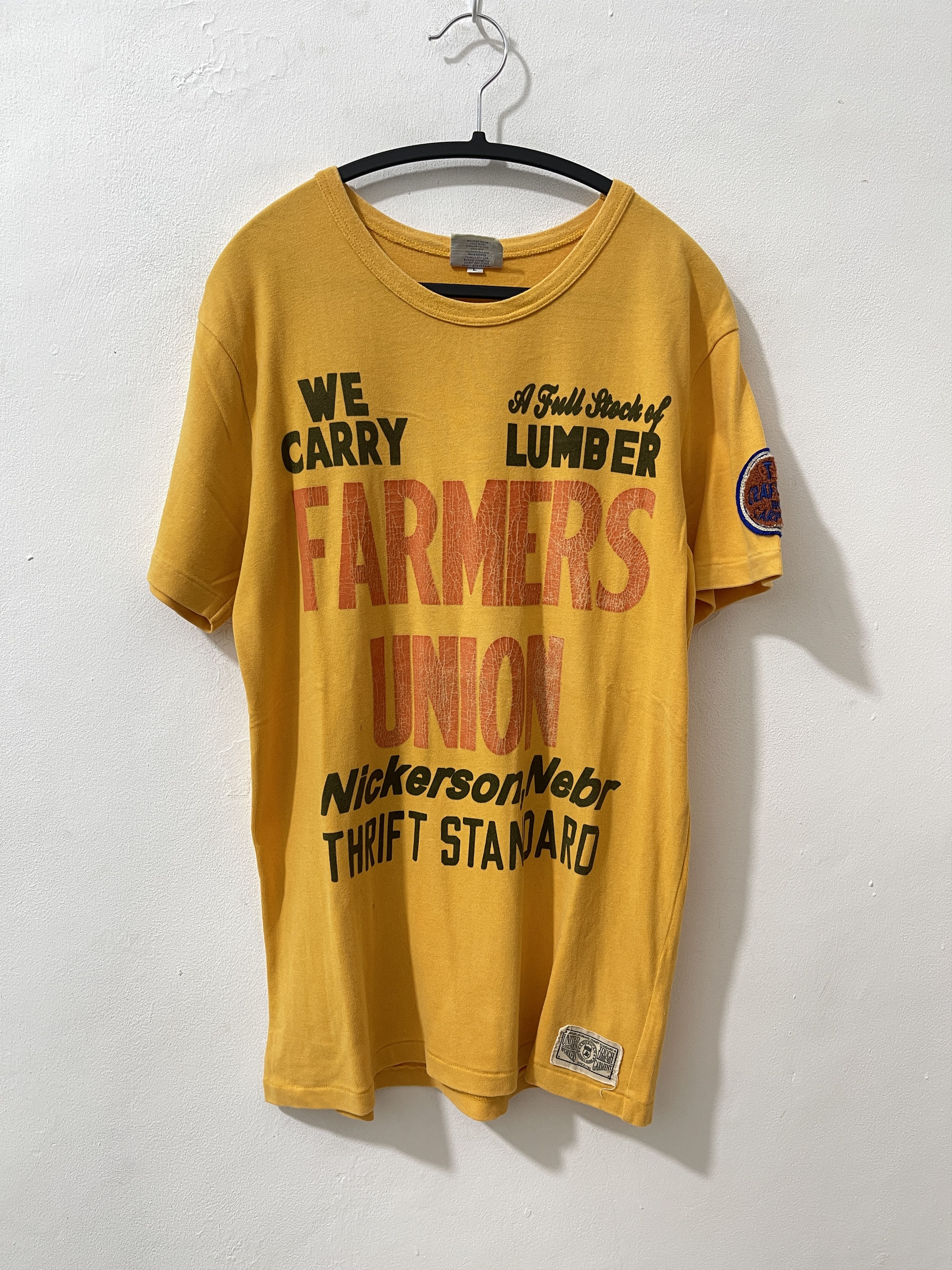 Vintage Thrift Standard Made Farmer Union 90s Tshirt Size US L / EU 52-54 / 3 - 1 Thumbnail