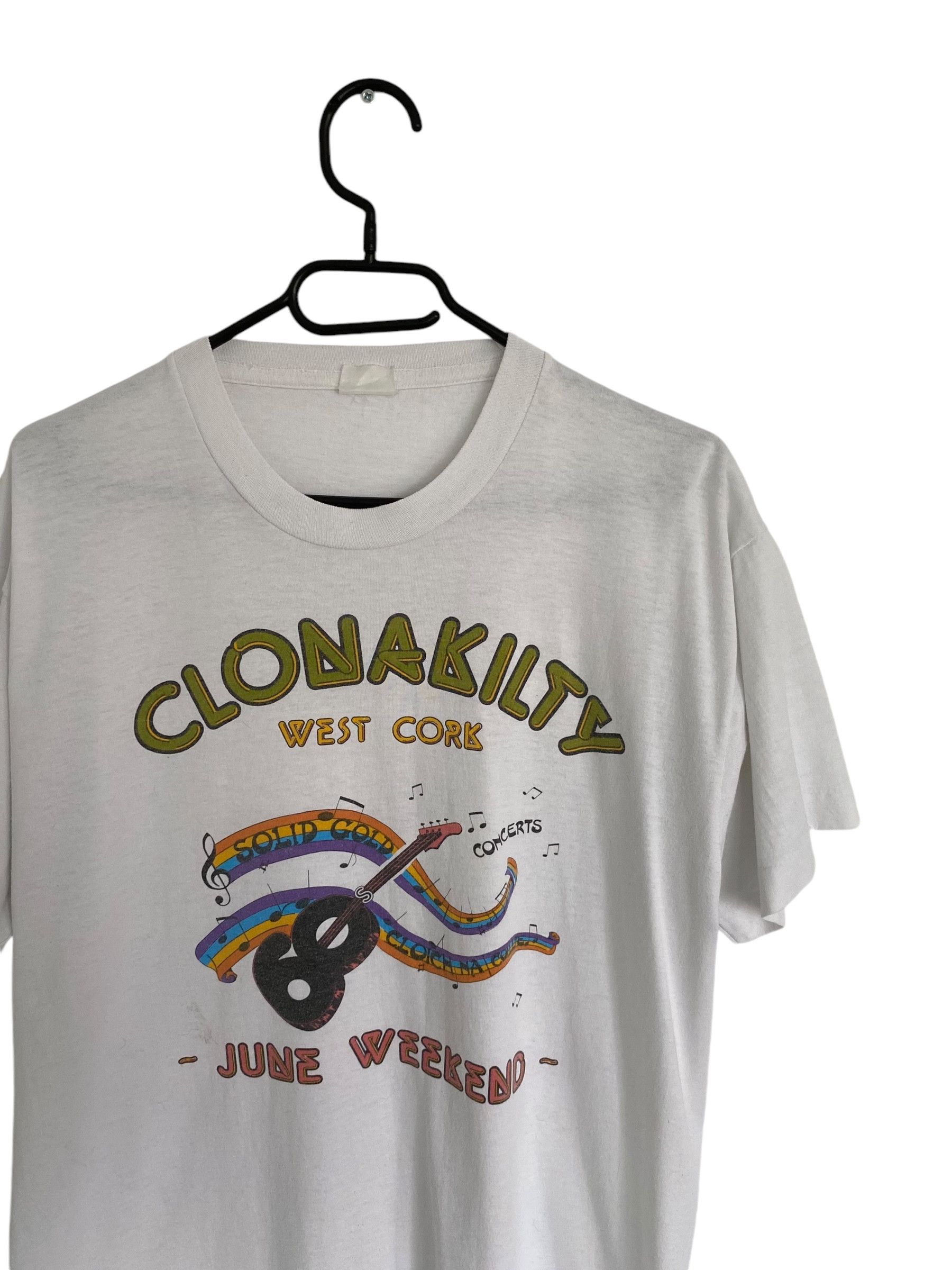 Vintage 90s' Clonakilty West Cork vintage single stitch tee Size US L / EU 52-54 / 3 - 4 Thumbnail