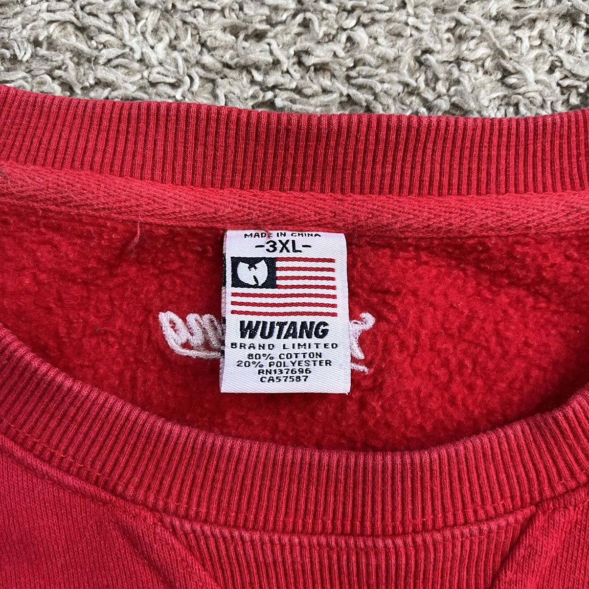 Wu-Tang Clan 🔴Wu-Tang Sweater Size 3XL CREAM Red Crewneck Raekwon WuWear Size US XXL / EU 58 / 5 - 5 Thumbnail