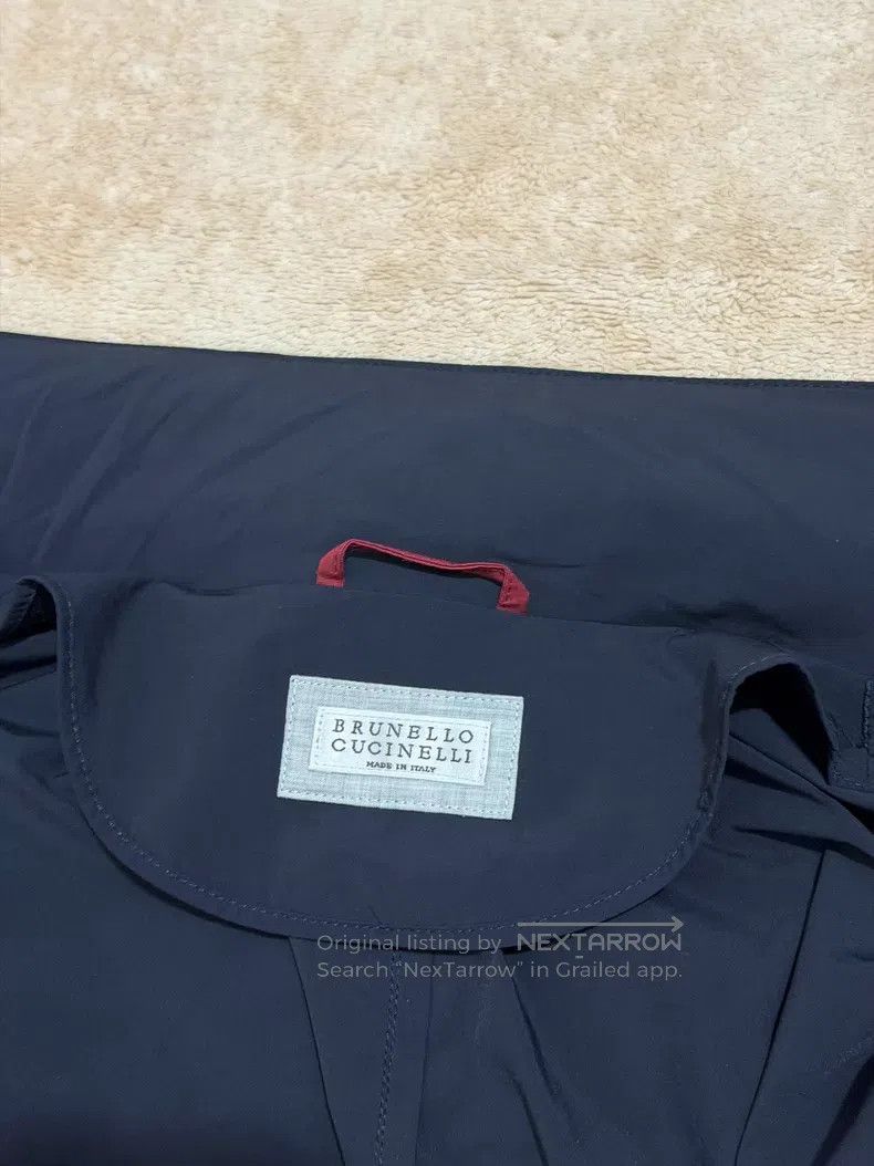 Brunello Cucinelli Brunello Cucinelli Jacket traveler's coat, black single-la Size US L / EU 52-54 / 3 - 8 Thumbnail