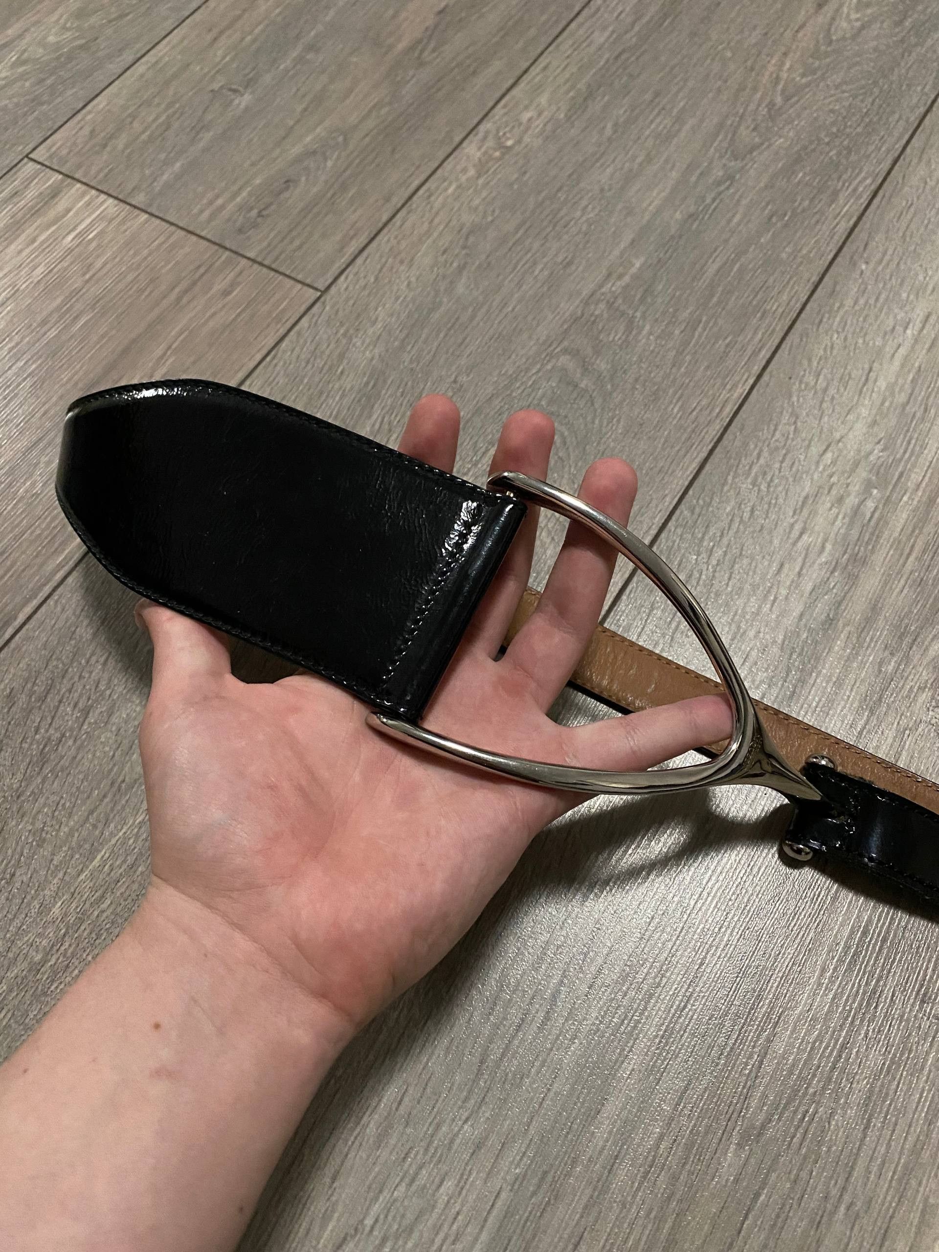 Alexander McQueen Alexander McQueen Stirrup Belt Avant-Garde Leather Black Size ONE SIZE - 4 Thumbnail