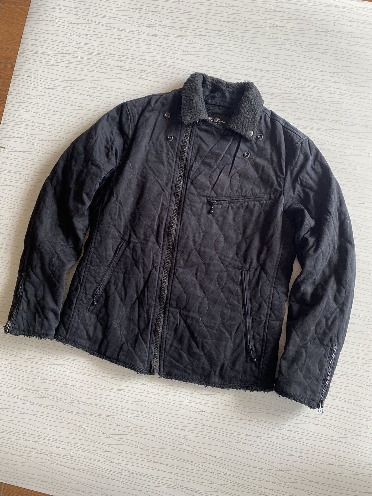 20471120 BEAMS Japan Linen Rider Double Collar Punk Jacket Size US M / EU 48-50 / 2 - 8 Thumbnail