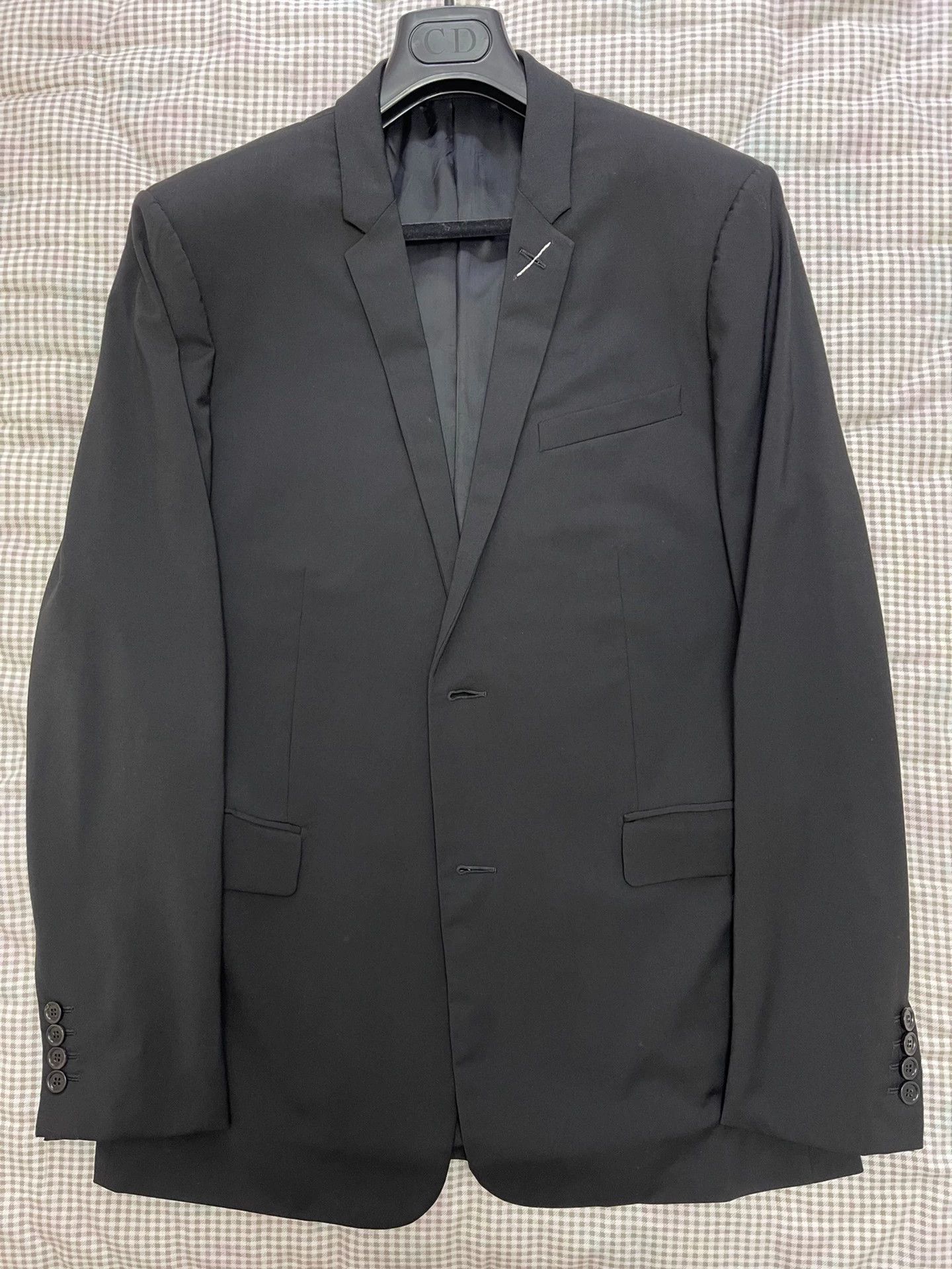 Dior Dior Atelier Basic Regular Fit 100% Wool Black Suit 54 Men's Size 54R - 1 Thumbnail