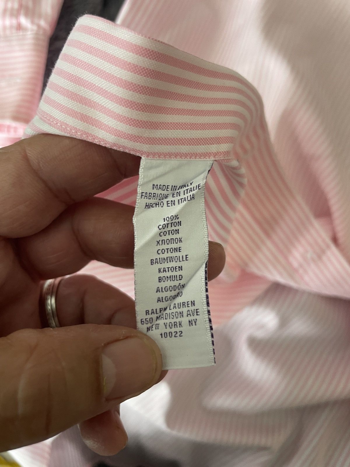 Ralph Lauren Purple Label Striped Button Dress shirt Size US L / EU 52-54 / 3 - 14 Thumbnail