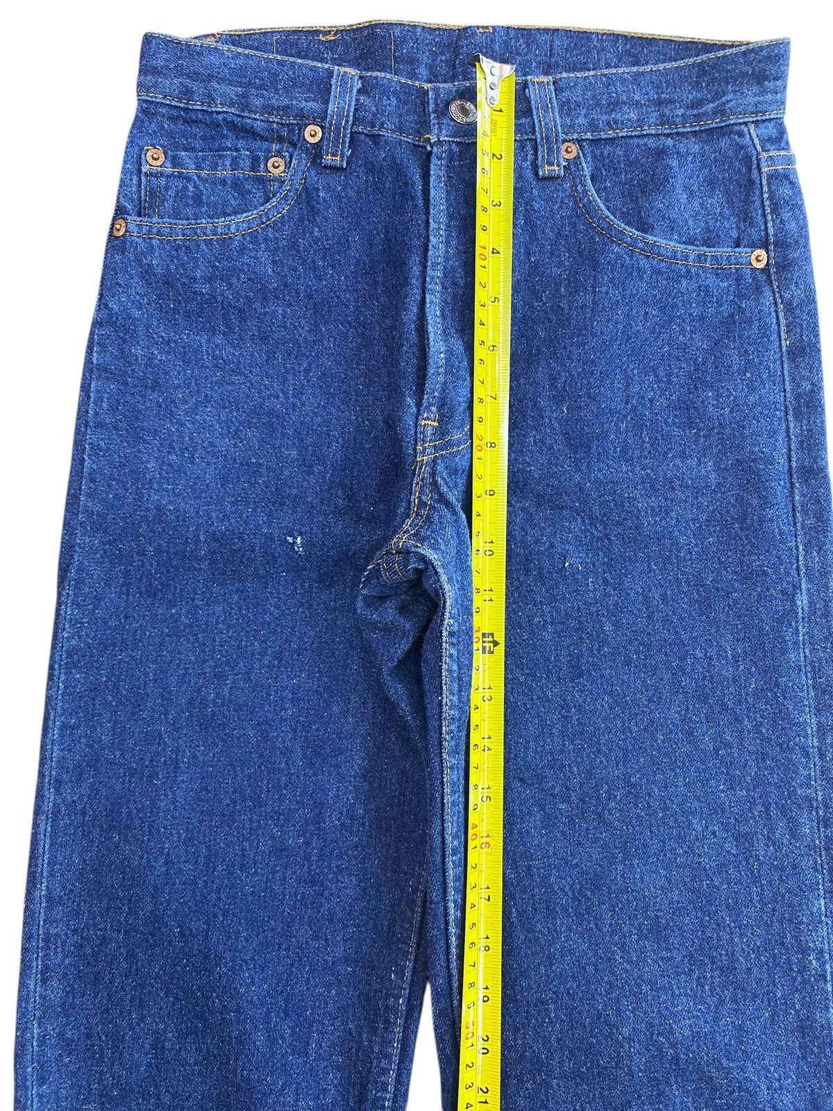 Levi's Levi’s Vintage Dark Blue Wash Style Straight Cut Jeans Size US 26 / EU 42 - 6 Thumbnail