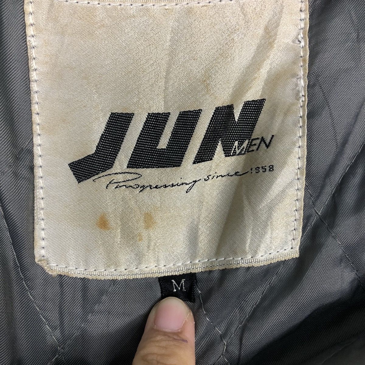 Japanese Brand 📌Vintage Bomber Leather Jacket Jun Men Suede Issey Miyake Size US M / EU 48-50 / 2 - 19 Thumbnail