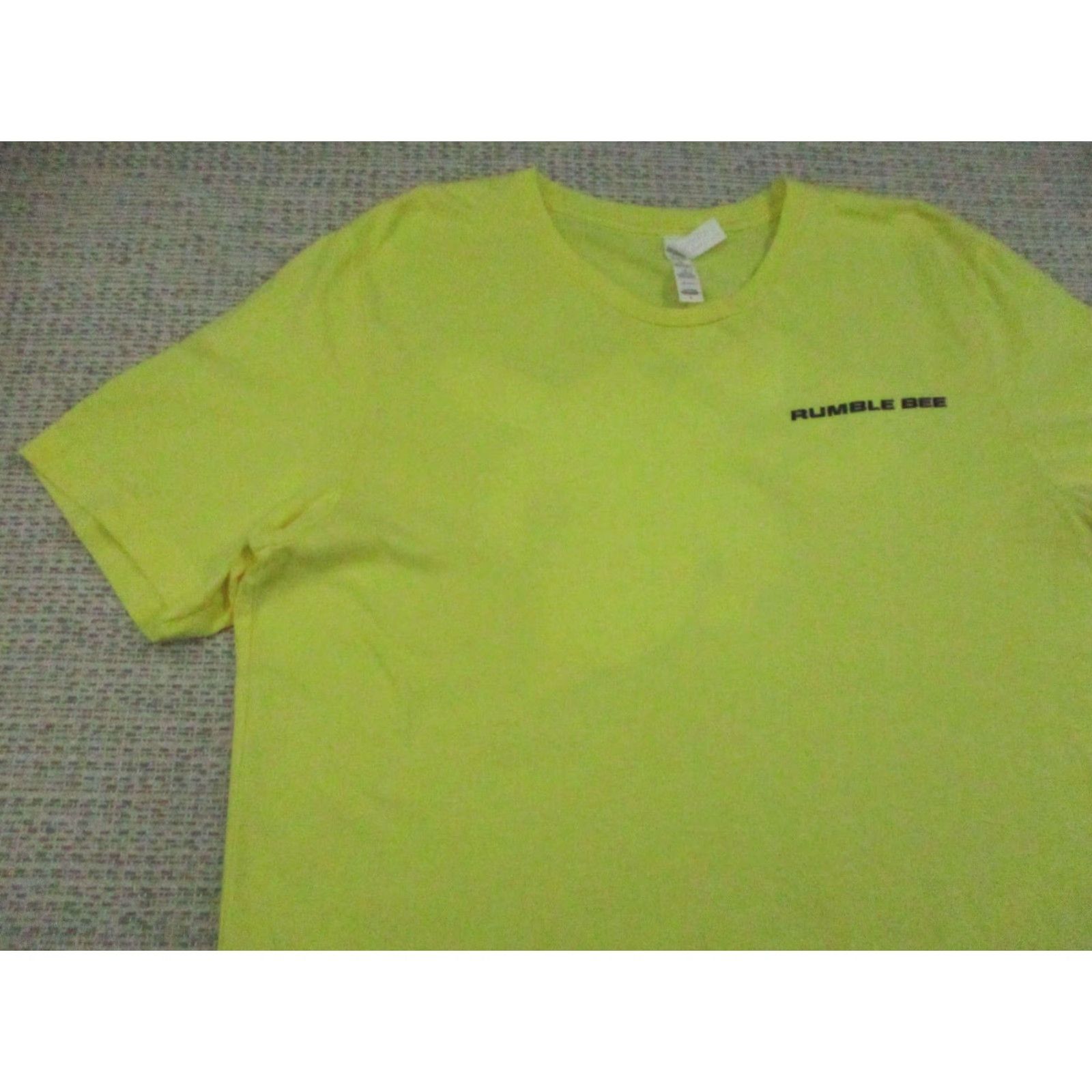 Vintage Rumble Bee Shirt Mens Large Yellow Graphic Bee Tee Bella Canvas Size US L / EU 52-54 / 3 - 5 Thumbnail