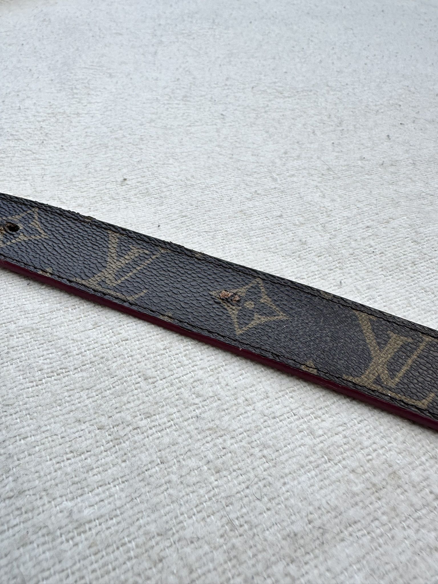 Louis Vuitton Louis Vuitton Belt Monogram Reversible Pink and Brown LV Size ONE SIZE - 7 Thumbnail