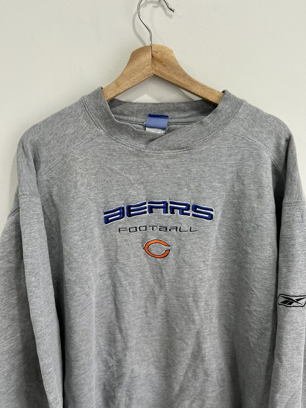 Vintage Vintage Chicago Bears Football Sweater sweatshirt nfl Size US L / EU 52-54 / 3 - 2 Thumbnail