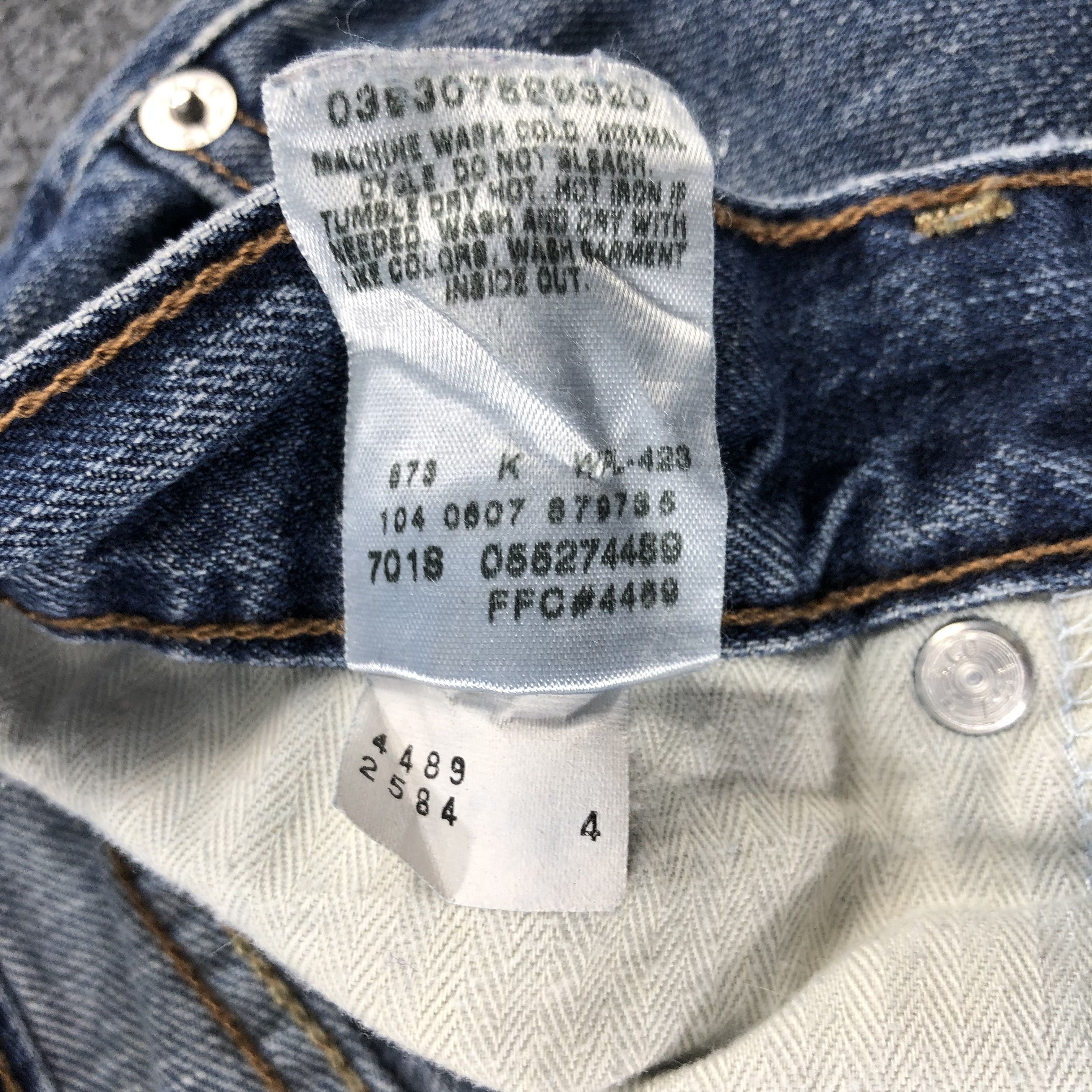 Levi's 90s Vintage Blue Wash Levis 527 Flare Jeans-J2674 Size US 34 / EU 50 - 13 Thumbnail
