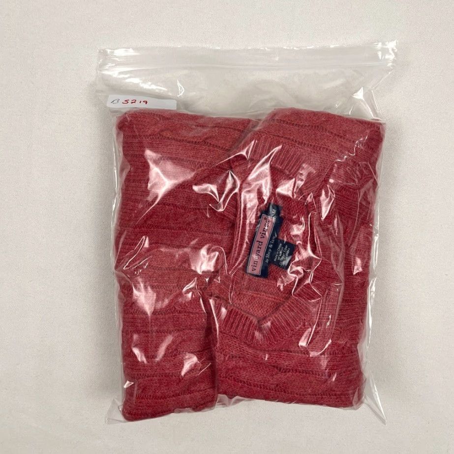 Vineyard Vines Vineyard Vines Wool Sweater Mens M Red Cable Knit Crewneck Pullover Prep Jumper Size US M / EU 48-50 / 2 - 8 Thumbnail