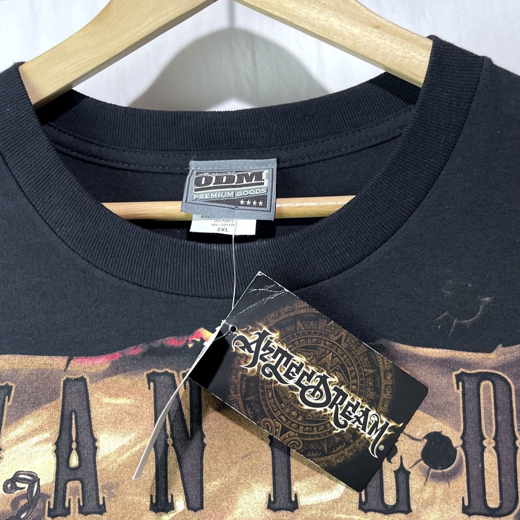 Vintage Zapata Shirt Mens 2XL ODM Premium Goods Black Short Sleeve Streetwear Y2K Shirt Size US XXL / EU 58 / 5 - 6 Thumbnail