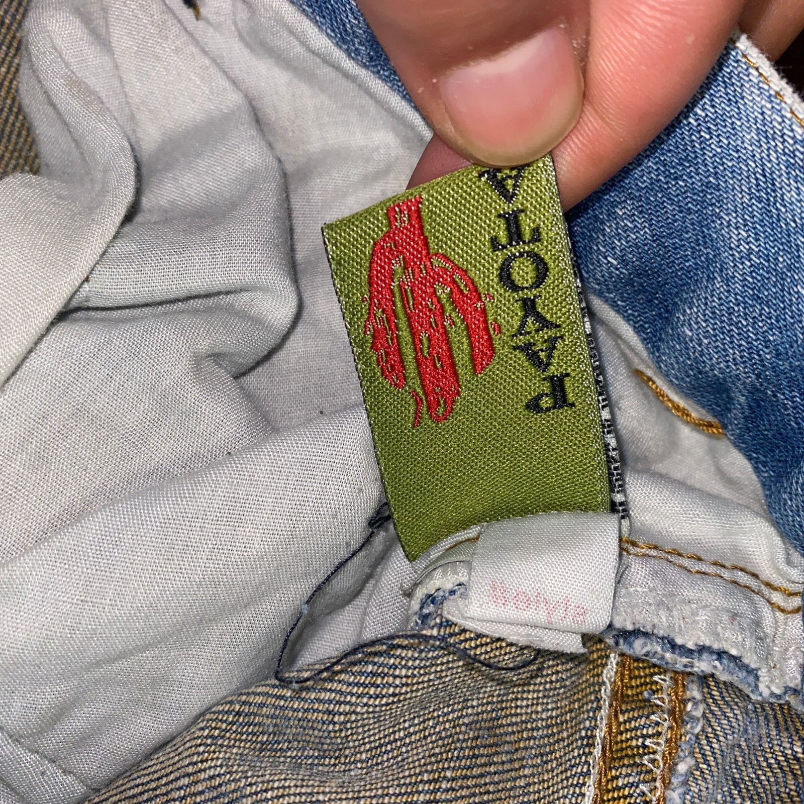 Other Payota Acid Wash Blue Denim Cut-Off Jean Shorts Size 0 Size 25" / US 0 / IT 36 - 8 Thumbnail