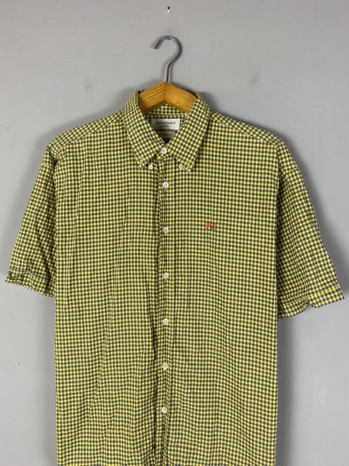 Yves Saint Laurent Vintage 90s Yves Saint Laurent shirt Size US L / EU 52-54 / 3 - 2 Thumbnail
